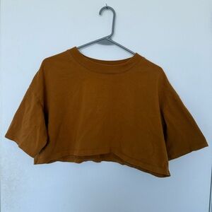 Forever 21 Cropped Oversized Tee